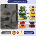 thumbnail image 6 of 12-Pack Glass Storage Containers with Lids, Airtight Meal Prep Containers Set, Microwave, Oven, Freezer and Dishwasher Safe, Gray, 6 of 7