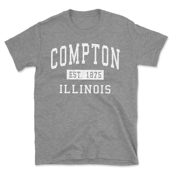 Compton Illinois Classic Established Men's Cotton T-Shirt