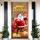 thumbnail image 5 of Christmas Front Door Decoration Printed Santa Door Merry Christmas Indoor Outdoor Front Door Party Supplies, 5 of 5