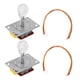 thumbnail image 3 of Arcade Stick, 2 piezas Joystick Iluminación colorida Juego de arcade Kit de joystick de arcade Diseño revolucionario, 3 of 14