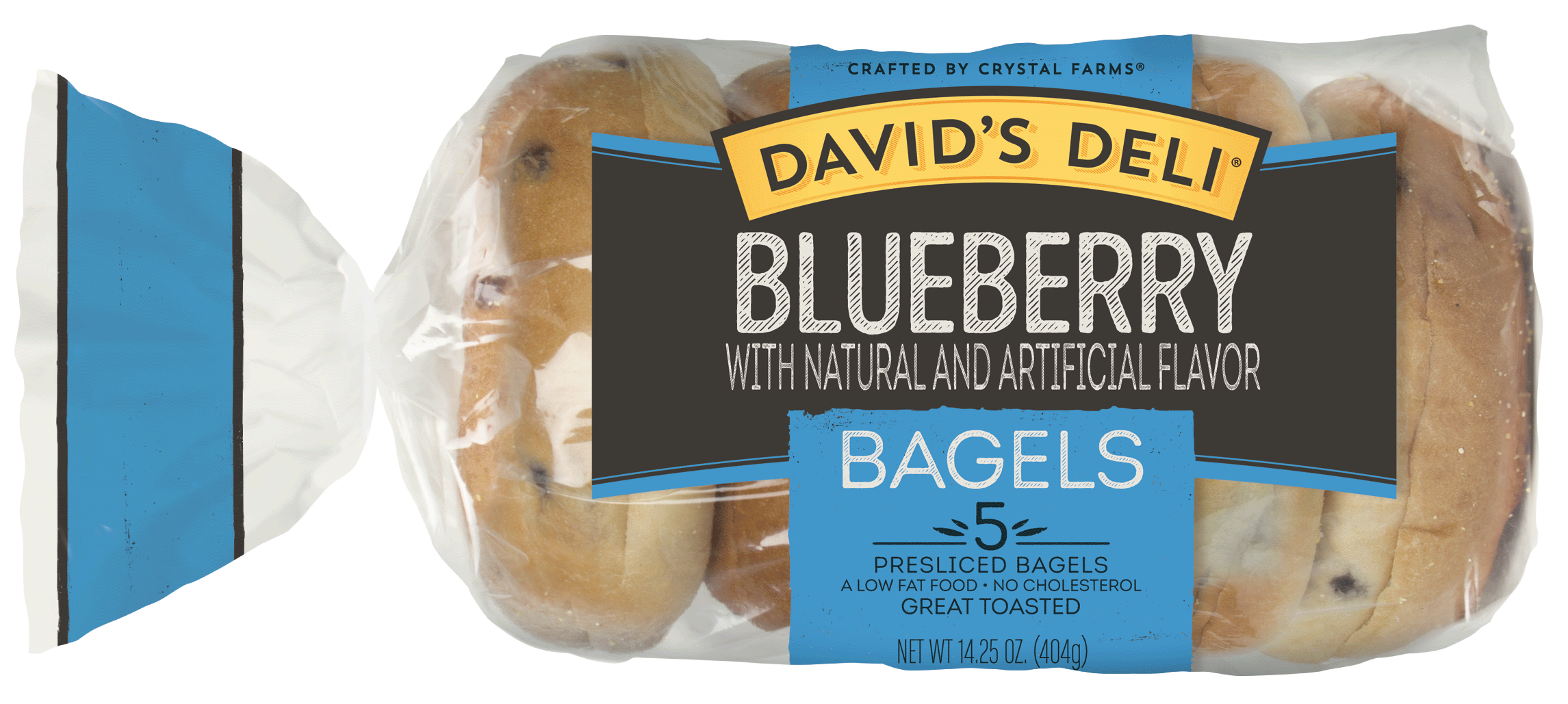 David's Deli Blueberry Bagels, 14.25 Oz., 5 Count