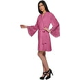 thumbnail image 2 of Moomaya Cotton Kimono Robes For Women Lightweight Solid Short Bridesmaid Robes, 2 of 7