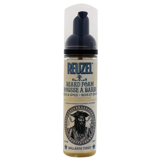 Espuma de madera y especias para barba Reuzel Wood and Spice Beard Foam Foam Caballero 2.36 oz