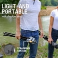 thumbnail image 3 of Portal Tall Folding Tripod Stool for Outdoor Camping Walking Hunting Hiking Fishing Travel, Support 225 lbs, 3 of 8