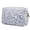 Blue Leaf, variant on Cute Makeup Bag Travel Cosmetic Bag Organizer Toiletry Bag Make up Bags with Compartments Pouch Purse for Women & Men, Blue Stripe