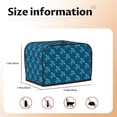 thumbnail image 5 of Lsque Cute Turtle Print 2 Slice Toaster Cover , Kitchen Appliance Dustproof Protector , Toaster Protector Dustproof Kitchen Appliance Cover, 5 of 7
