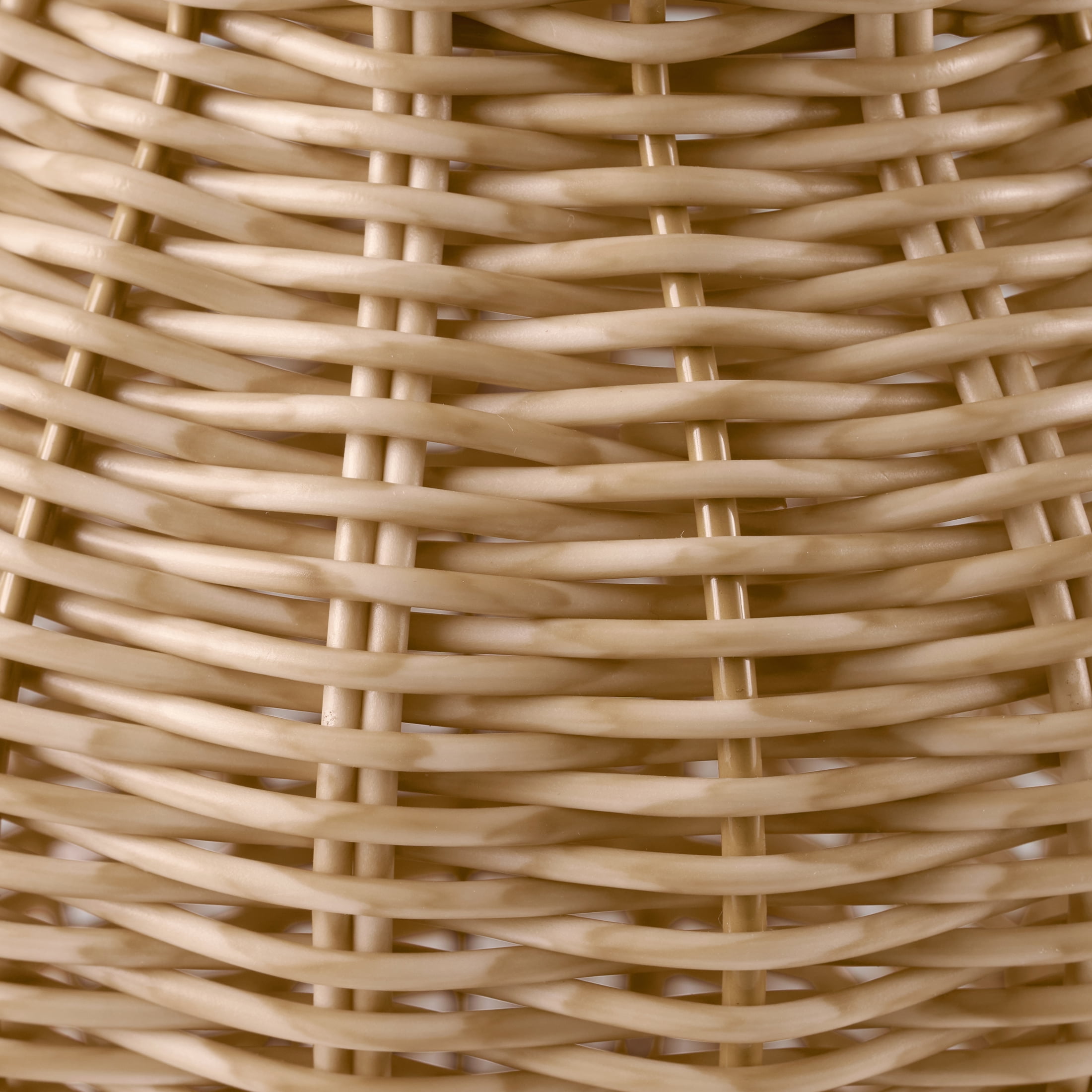 Better Homes & Gardens 9" Faux Wood Rattan Pitcher Vase
