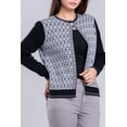 thumbnail image 2 of WOMENS SWEATER Black white, 2 of 5