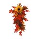 thumbnail image 1 of Guirnalda de flores de otoño con hojas de arce para puerta de pared, decoración del hogar para Acción de Gracias, corona de Acción de Gracias, puerta, 1 of 9