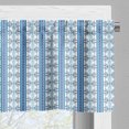 thumbnail image 5 of Ambesonne Spanish Tile Valance & Curtain, Floral Swirling Ethnic, 55"x24", Violet Blue Teal and White, 5 of 7
