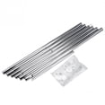 thumbnail image 2 of Vobor Bathroom Shower Corner Metal Tension Pole Adjustable 4 Baskets Storage Rack Shelf, 2 of 7