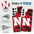 thumbnail image 3 of Nebraska Huskers HD Phone Case for Samsung Galaxy S21+ (Camo) by Affinity Bands, 3 of 3