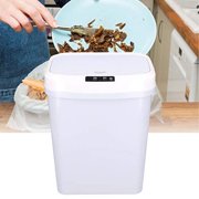 Intelligent Waste Bin 15L Automatic Infrared Induction Electric Composter for Kitchen, Smart Compost Bin with Lid for Bedroom, Bathroom, Kitchen