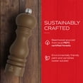 thumbnail image 4 of Peugeot Paris u'Select 7-inch Pepper Mill - Manual Rock Pepper Mill with Adjustable Precision Grinding, Stainless Steel & Beechwood, Sustainable & Elegant Kitchen Tool (Mocha), 4 of 7