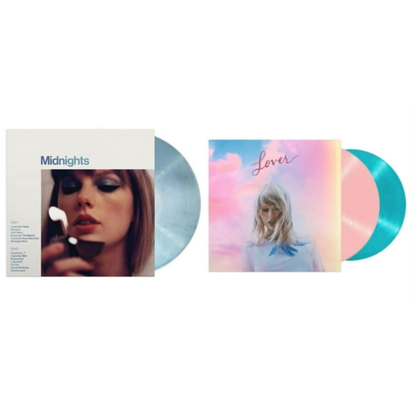 Midnights (X) (Moonstone Blue LP Vinyl) & Lover