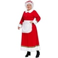 thumbnail image 3 of Womens Mrs Santa Claus Long Sleeve Cosplay Costume Christmas Fancy Dress Outfits, 2XL, 3 of 6