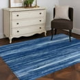 thumbnail image 3 of 3'x5' Area Rugs, Navy Blue Indoor Outdoor Area Rug for Living Room Bedroom, Vintage Modern Abstract Art Ombre Washable Bathroom Rugs Kitchen Floor Carpet Mats Home Decor Aesthetic, 3 of 8