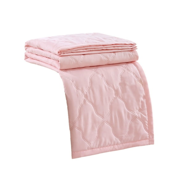 Pink Cooling Blanket Air Conditioning Quilt Lightweight Summer Quilt For Bedroom Travel Heat Dissipating Soft Bedspread 59.01X78.74 Inches 1.76 Lbs