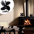 thumbnail image 5 of Heat Powered Fan Non Electric Heat Thermal Fan Fireplace Burning Stove Fan Warm Air Circulating Blower Quiet Thermal Fan, 5 of 6