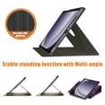 thumbnail image 4 of for Samsung Galaxy Tab A9+ 11.0" 2023 SM-X210 / SM-X215 / SM-X216, 360 Degree Rotating Stand Shell Drop Protective Multi-viewing Angle Holder Folio Cover Case for Tab A9 Plus, Galaxy, 4 of 10