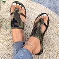 thumbnail image 6 of Norvail Womens Fashionable Camo Print Slides, Casual Comfortable Flat Sandals for Beach, Lightweight Breathable Slippers for Indoor & Outdoor Wear, Walking Shoes, Footwear, 6 of 7
