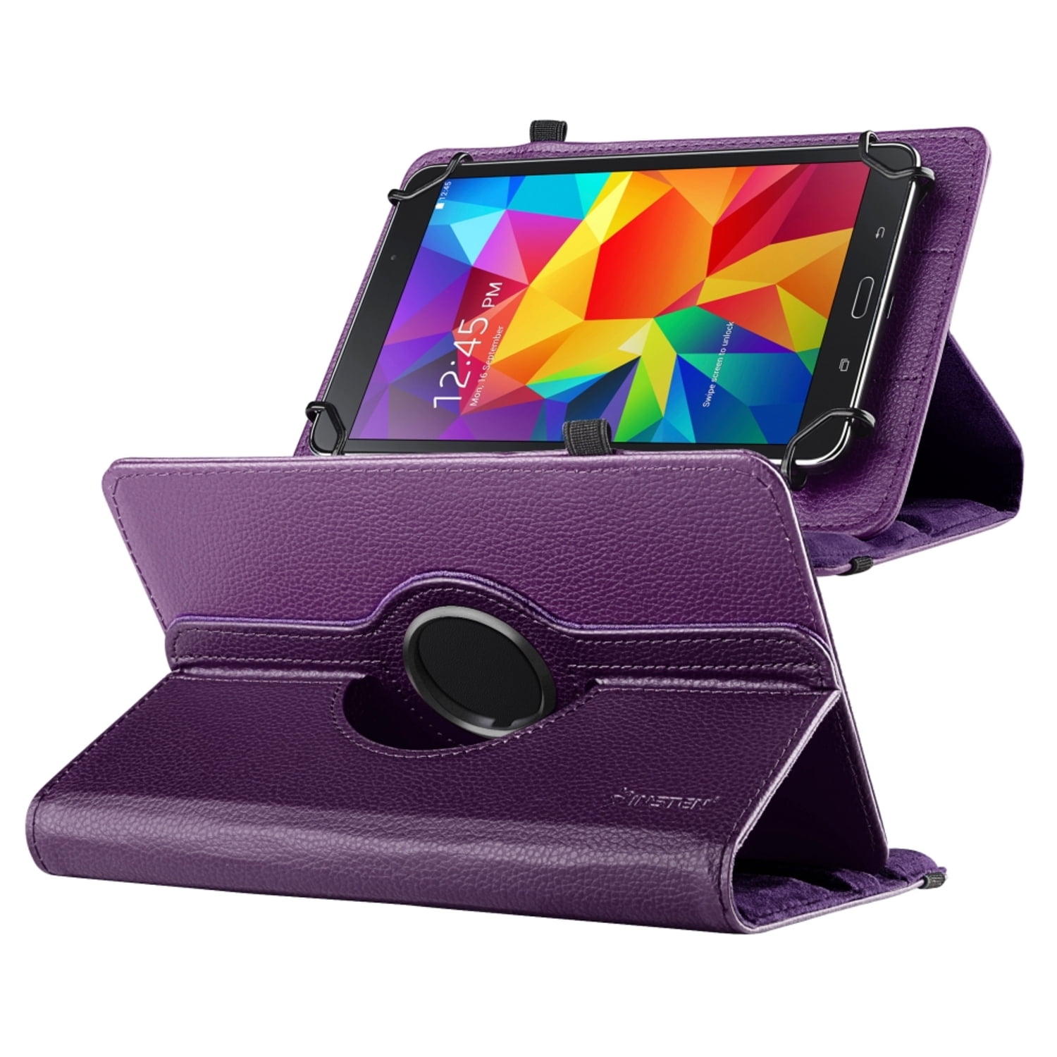 Insten Universal 7 Inch Tablet Leather Case With Stand For Visual
