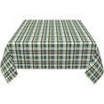 thumbnail image 4 of Square Tablecloth 60 x 60 Inch, Modern Plaid Tablecloth Square Wipeable Tabletop Covers Decorative Tablecover for Dining, Parties, Camping, 4 of 8