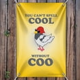 thumbnail image 3 of You Can't Spell Cool Without Coo Funny Humor Home Business Office Sign, 3 of 4