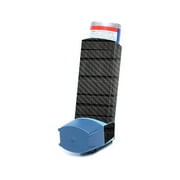 Carbon Fiber Skin Compatible With Ventolin HFA Asthma Inhaler Sticker Design Design Carved Wood