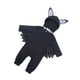 thumbnail image 4 of Baby Boy Jumpsuit Sudaderas con capucha de manga larga con temática de Halloween Mameluco de diseño de murciélago para recién nacido Niño Tamaño 80 Negro, 4 of 5