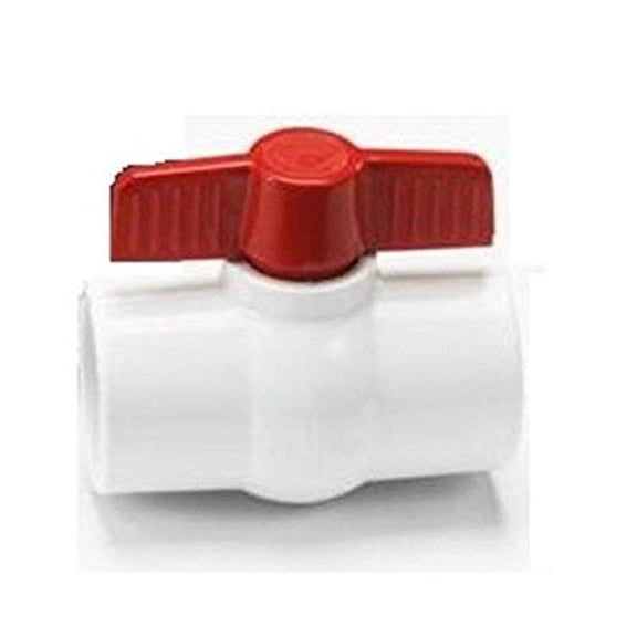 LASCO V10491N 1" Slip Schedule 80 PVC Ball Valve