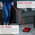 thumbnail image 2 of Casabella Carpet Sweeper and Floor Cleaner 11 Inch Wide, Red, 2 of 7