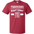 thumbnail image 3 of Inktastic Pennsylvania Awesome Since 1787 T-Shirt, 3 of 5