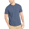 thumbnail image 2 of GH Bass & Co. Camiseta Henley con rayas para hombre, azul, pequeña, 2 of 2