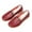 Red, variant on Xysaqa Walking Shoes Women, Work Shoes Women Casual Women's Casual Single Shoe Cowhide Peas Mom Shoes Cowhide Soled Slipsole Shoes Work Office Shoes Womens on Clearance