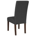 thumbnail image 4 of Pemberly Row Fabric Upholstered Parson Dining Side Chair in Gray, 4 of 4