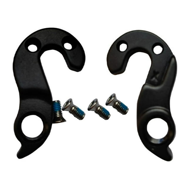 Pack of 2 Tail Hook Compact Size Rear Clasp Accessories Derailleur Hanger Upgraded Fittings Replacing Part Transmission Supplies Metal Hooks Derailleur Hanger