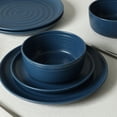 thumbnail image 2 of Earth & Clay Ion 24-Piece Dinnerware Set Stoneware, Blue, 2 of 7