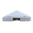 thumbnail image 2 of Chrome 1" Lip 5 Even Notch Front Pointed Hub Cap, 2 of 3