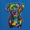 thumbnail image 2 of Dean Russo Unconditional Loyalty Dog Lover Womens Graphic T-Shirt, Royal, Medium, 2 of 6
