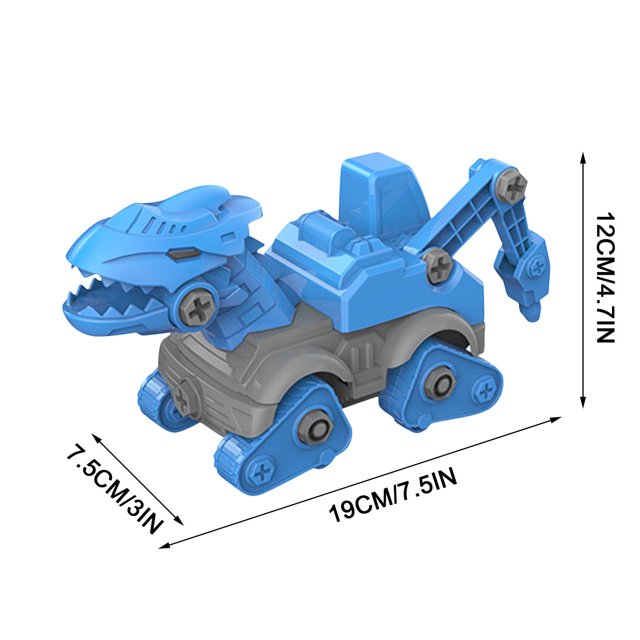 Disassembly And Assembly of Dinosaur Toy Engineering Vehicle DIY Childrens Educational Building Blocks Toys