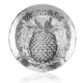 thumbnail image 2 of Wendell August Welcome Coaster, Pineapple, Hand-hammered Aluminum, Keeps Tabletops Safe, 4.5 Inch Round Coaster, 2 of 4
