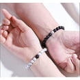 thumbnail image 2 of Pulsera de pareja de nubuck con bomba de piedra, cuerda sexual, 2 of 4