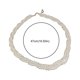 thumbnail image 3 of 3 Triple Strand Blanco Cultivadas Collar de Perlas de Agua Dulce para las Mujeres Buena Luste Aniversario Esposa, 3 of 7