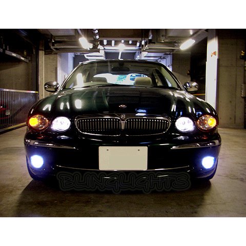 For Xenon Halogen Fog Lights Lamps Kit for 2001-2009 Jaguar X-Type