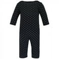 thumbnail image 4 of Hudson Baby Infant Girl Cotton Coveralls, Bonjour, 3-6 Months, 4 of 5