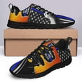 thumbnail image 4 of Back The Blue Running Shoes Sneakers Mesh Black Size 9, 4 of 5