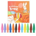 thumbnail image 2 of Pastel al óleo 12 colores pastel al óleo graffiti crayon set pastel lápiz herramientas de pintura 12Pcs Oil Pastel Children's WaterSoluble Graffiti Crayon Set Cartoon Painting ANGGREK Otros, 2 of 8