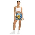 thumbnail image 5 of Shuihui Flower Women's High Short Skirt, High Waisted Mini Skirt with One Side Pocket, 5 of 5
