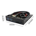 thumbnail image 4 of Panel Frontal del Concentrador USB Strade Fareast Limited 3,5 Pulgadas 19 Pines a Puerto C, 4 of 6